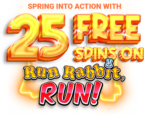 Spinrio 25 Free Spins on Run Rabbit, Run